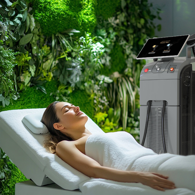 2025 Diode Laser Ice 3 Wavelength 755nm Laser Hair Removal 4 Wavelength Ice Painless Diode Laser with CE ISO TUV