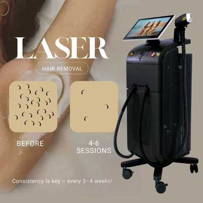 High Power 2000W 808 Diode Laser 4 Wave 755 808 940 1064 Ice Titanium CE Approved Diode Laser Hair Removal Machine for Salon