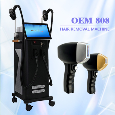 808nm 810nm 2 ইন 1 ডায়োড লেজার হেয়ার অপসারণ মেশিন স্যালন MDSAP অনুমোদিত